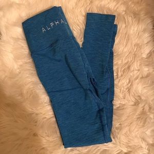 Alphalete Revival Leggings Royal Blue Sz small